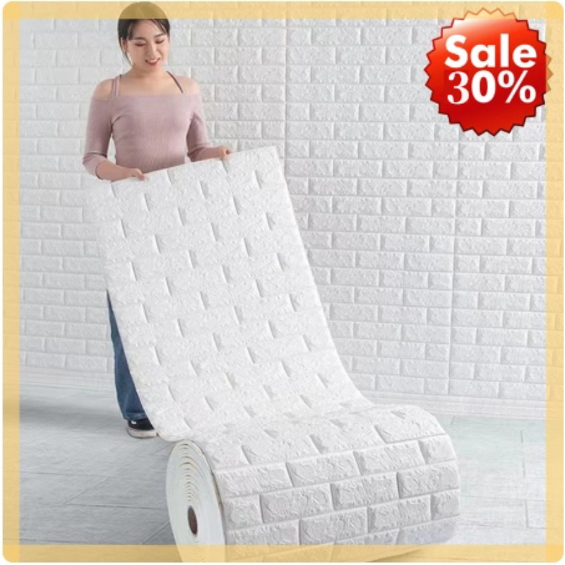 Craft Foam Roll - 3D miękka pianka cegła tapeta naklejka
