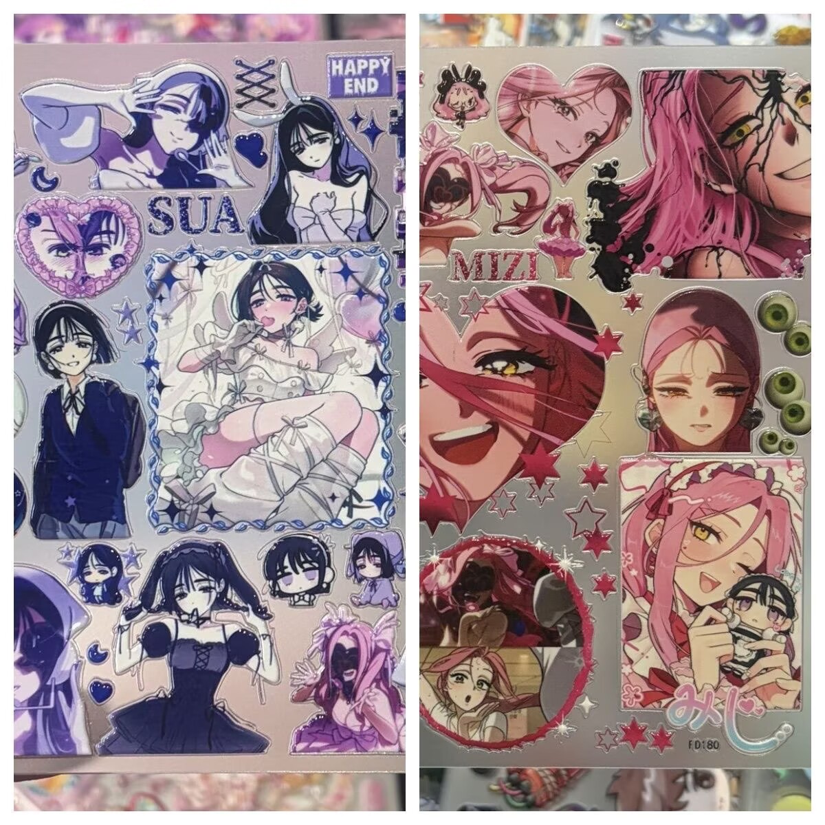 Cosplay Prop Book - Anime Alien Stage MIZI SUA Naklejki