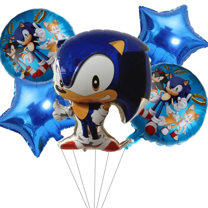 Cosplay Fireball Prop - Zestaw 5 balonów aluminiowych Sonic Ball