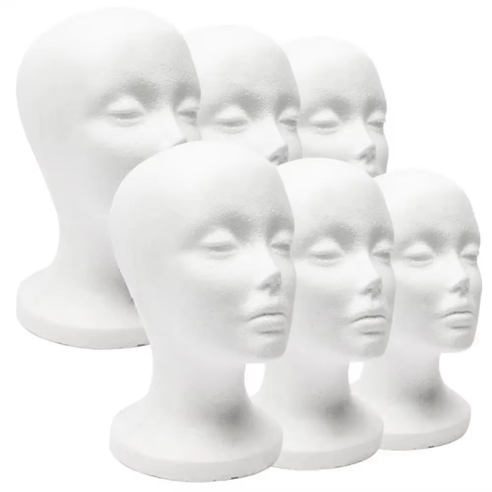 Cosplay Prop Foam - Głowa manekina do ekspozycji kapeluszy, okularów,