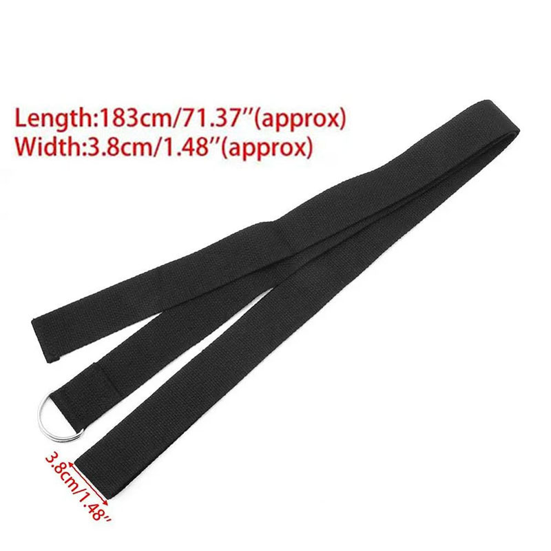 183*3.8cm pasek do jogi bawełn – D Ring Strap recenzja i cena